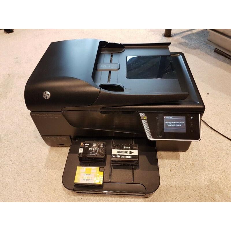 HP Officejet 6700 Premium, NOT WORKING, comes with lots of ink cartridges!