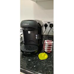 Bosch Tassimo coffee machine with pods