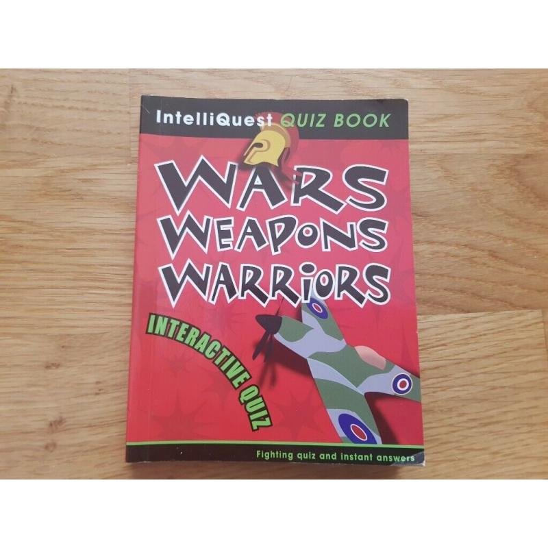 Wars Weapons Warriors interactive quiz book